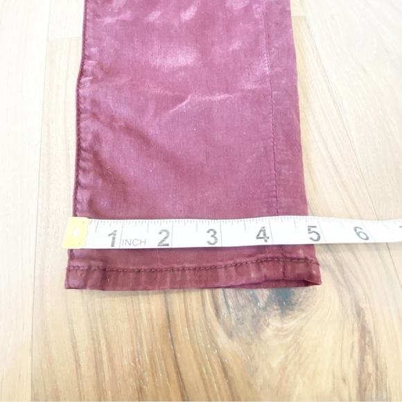 7 FOR ALL MANKIND Burgundy Blair Skinny Ankle Jeans - Picture 11 of 11